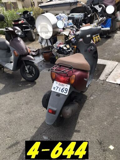 お取引頂きました。☆GARAGE-ECO千音寺☆スズキ レッツ4赤 4-644