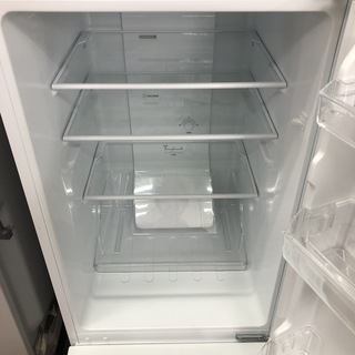 【リサイクルショップどりーむ天保山店】2062　冷蔵庫　ハーブリラックス　YRZ-F15E1　2017年製　156L　【3ヶ月保証付き】 HERBRelax（ハーブリラックス） YRZ-F15E1(W) 2ドアノンフロン冷凍
