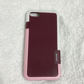 iPhoneケース（7,8,SE2002）ピンク/あずき/白
