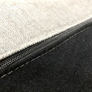 札幌近郊 送料無料 三人掛けソファ 美品 ブラック＆グレー 二分割利用