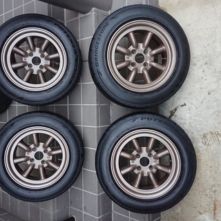 ワタナベ mg ツラナベ マグ Ｂ14-65 +14.5 PCD100 逃げ加工済 NA ロードスター 14インチ 6.5J オフセット +14.5 Bタイプ