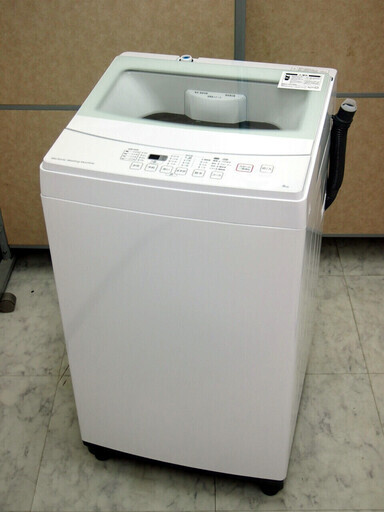 14【6ヶ月保証付】19年製美品 ニトリ 6.0kg 全自動洗濯機 NTR60 ガラストップ
