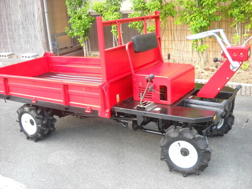 築水GH211・油圧ダンプ運搬車・希少な4WD・農業機械・果樹園・堆肥・わら