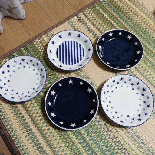 未使用のお皿(5枚セット)