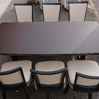 ニトリ製  ダイニング7点セット  180×90×70