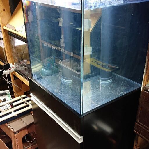 特価‼️オーバーフロー水槽(高級感のあるガラス) オルカ製45×45アクアリウム熱帯魚