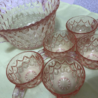 東洋ガラス　フルーツポンチ皿