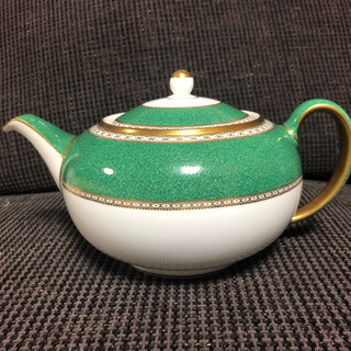 wedgwood ユーランダーパウダーグリーン　ティーポット