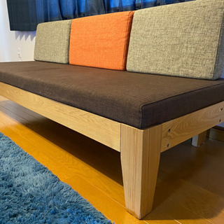 配送相談！オーダーメイド　高級デザイン3人掛けソファー　旭川家具