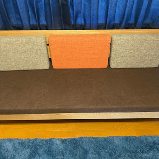 配送相談！オーダーメイド　高級デザイン3人掛けソファー　旭川家具