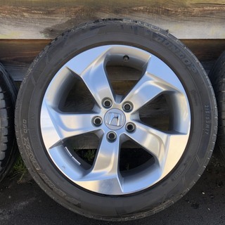 【成約、終了します】倉庫整理!値下げ!オデッセイ純正 215/55R17 綺麗な17インチアルミ&タイヤ オデッセイRB1/2 - 札幌市
