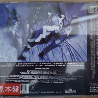 <<6月で終了>>伝説のジャニーズロックバンド男闘呼組　「二枚目」 ＣＤ 見本品