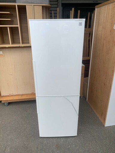 極上品 SHARP ノンフロン冷凍冷蔵庫 SJ-PD27B-W 2016年製 271L プラズマクラスター シャープ 2ドア 右開き