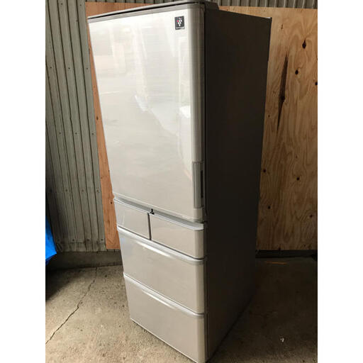 【最大90日補償】SHARP 5ドア冷凍冷蔵庫 SJ-W412D-S 2018