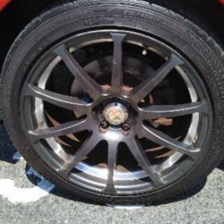 アルファロメオ156用 タイヤ＆ホイール YOKOHAMA ADVAN 8J 
