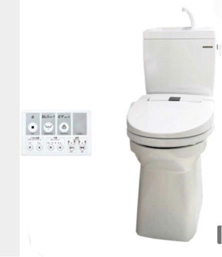 新品トイレ！便器タンク温水洗浄便座タオル掛け紙巻器のフルセット