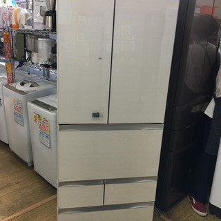 美品 2015年製 TOSHIBA 508Lフレンチドア冷蔵庫 東芝 マジック大容量 ピコイオン搭載 GR-H510FVの画像