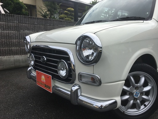 L700ミラジーノ ヘッドライトバイザー　純正オプション 正規品】 ダイハツ純正部品 L700 ミラジーノ H11.11〜H16.10 メッキ