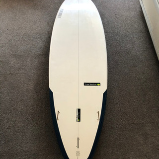 THREE WEATHER surfboard フィン、デッキバット付き