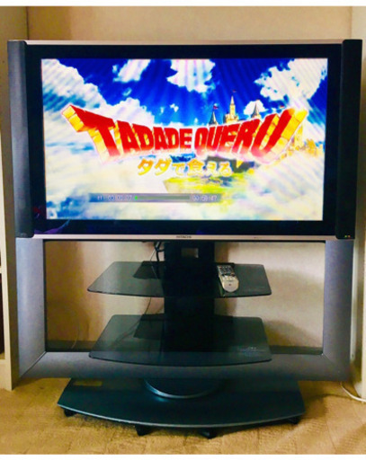 【4日夜配達】42インチ　貴重なHDD内蔵！録画可能！テレビ台付