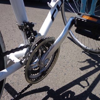 南12条店 28インチ 自転車 クロスバイク 切替付 パールホワイト