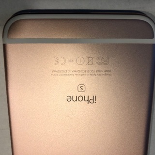 美品iPhone 6S 64GB ローズゴールド SIMフリー ケース&ガラスフィルム