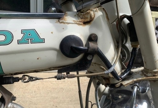 ホンダ ホワイト ダックス50 ほぼノーマル 不動 キックok