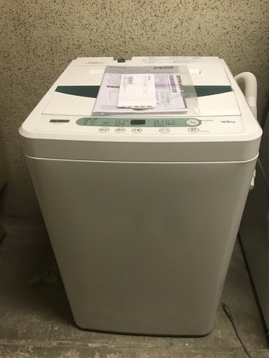 YAMADA 全自動洗濯機 4.5kg YWM-T45G1 2019年製 高年式