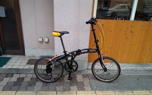 DOPEELGANGER BRACKMAXシリーズ202 20吋折り畳み自転車 アルミ/7speed/ブラック