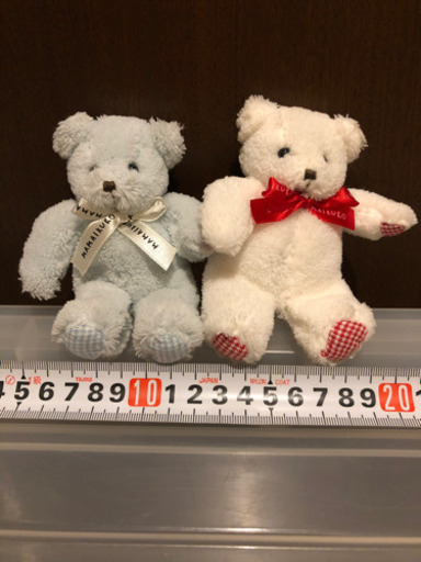 ママイクコミニくまぬいぐるみペア あずき 愛知川のラッピング用品 オーナメント の中古あげます 譲ります ジモティーで不用品の処分