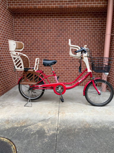 三人乗り自転車です