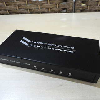  HDMI SPLITTER 4K60Hz 1入力4出力 HDM...