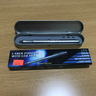 レーザーポインター/LASER POINTER WITH LED...