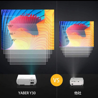 ⭐︎新品未使用⭐︎ YABER プロジェクター 6900lm 4KフルHD対応