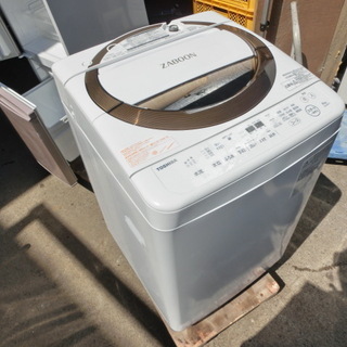 店頭販売】東芝 洗濯機 AW-6D6 18年製 中古品【うるま市田場】