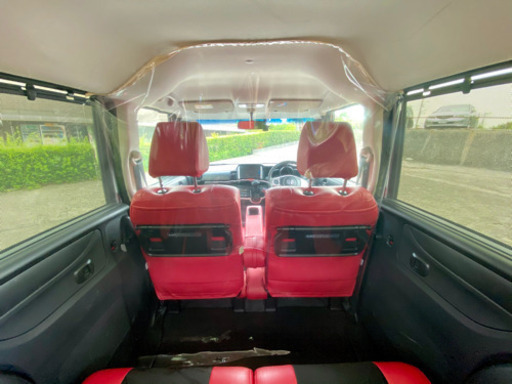 タクシー　介護車両　コロナ　飛沫感染予防に　新品　透明ビニールカーテン