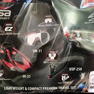 【新品未使用】ツサTUSAシュノーケリング　旅行セット　ダイビング