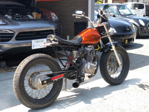 FTR223 トリコロール純正ガソリンタンクウレタン塗装未使用TW200