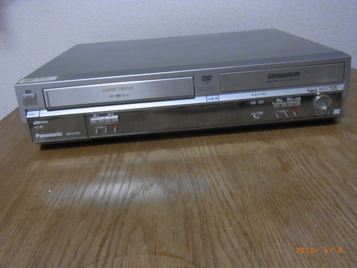 80GB HDD/DVDレコーダー VHSビデオ一体型