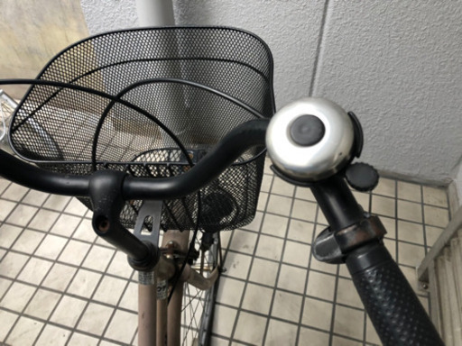 ベージュ　自転車