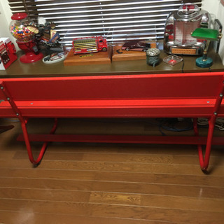 コカコーラ 木製ベンチ非売品