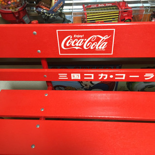 その他 コカ・コーラ木製ベンチ（非売品）