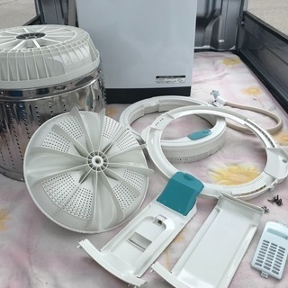 取引中高年式2018年製日立全自動洗濯機容量7キロ白い約束。千葉県内配送無料。設置無料。