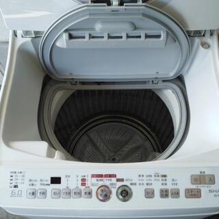 札幌白石区 洗濯乾燥機 洗濯6Kg ヒーター乾燥3kg 2009年製 シャープ ES