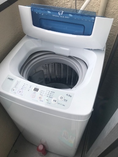 2019年製:全自動洗濯機