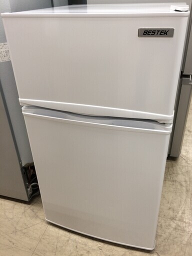 J297 ベステック BESTEK 冷蔵庫 小型 コンパクト 冷凍冷蔵庫 BTMF211 直冷式 2ドア 85L 右開き 2017年製 クリーニング 動作確認済み