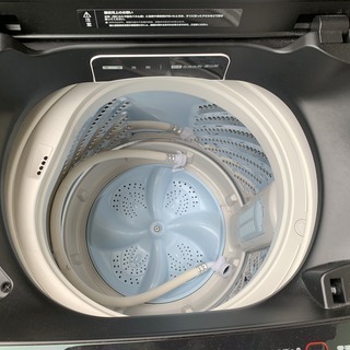 使用半年！ 美品！ ハイセンス Hisense 全自動洗濯機 HW-G55E5KK 5.5kg 2018年製 ブラック 中古 C