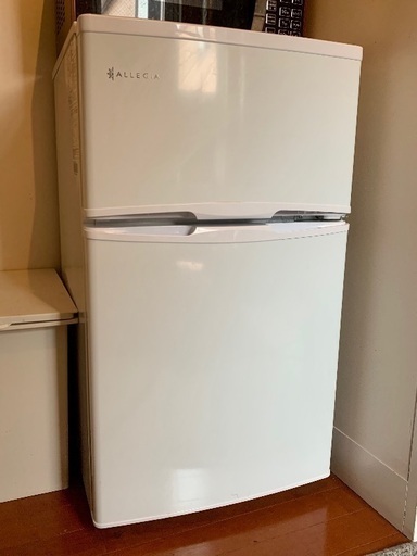 2019年製／ALLEGiA(アレジア) 小型冷蔵冷凍庫 (97L) AR-BC97-NW