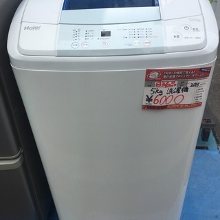 ☆中古 激安！！ Haier　洗濯機　５Kg　JW-K50H形　...