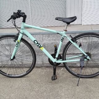 クロスバイク ブリジストン CYLVA F27 27段変速 ミントブルー 配送無料